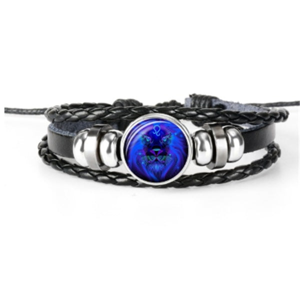 12 Zodiac Glow Zodiac Bracelet – Adjustable Constellation Astrology Bracelet