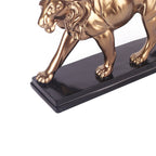 Decorative Lion Resin Statue – Modern Office Desk Sculpture for Home Decor
