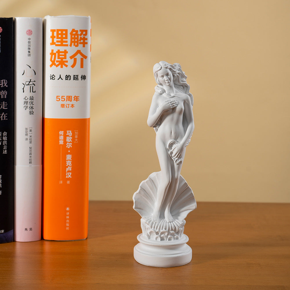 Resin Character Figurine – Modern Home Decor Sculpture
