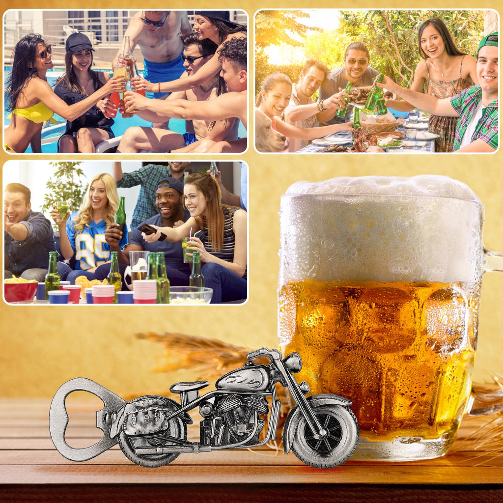 Motorcycle Beer Bottle Opener Gift Set – Unique Bar Tool for Bikers & Beer Enthusiasts
