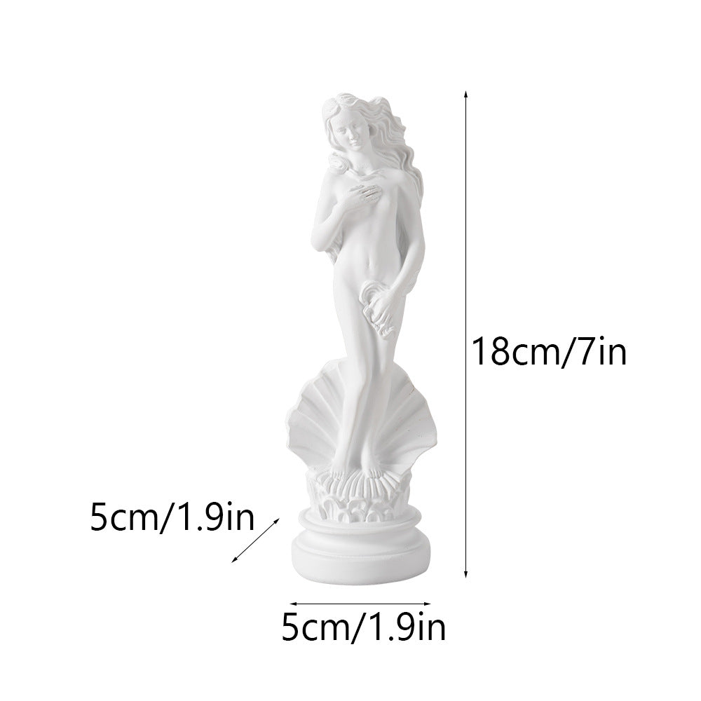 Resin Character Figurine – Modern Home Decor Sculpture