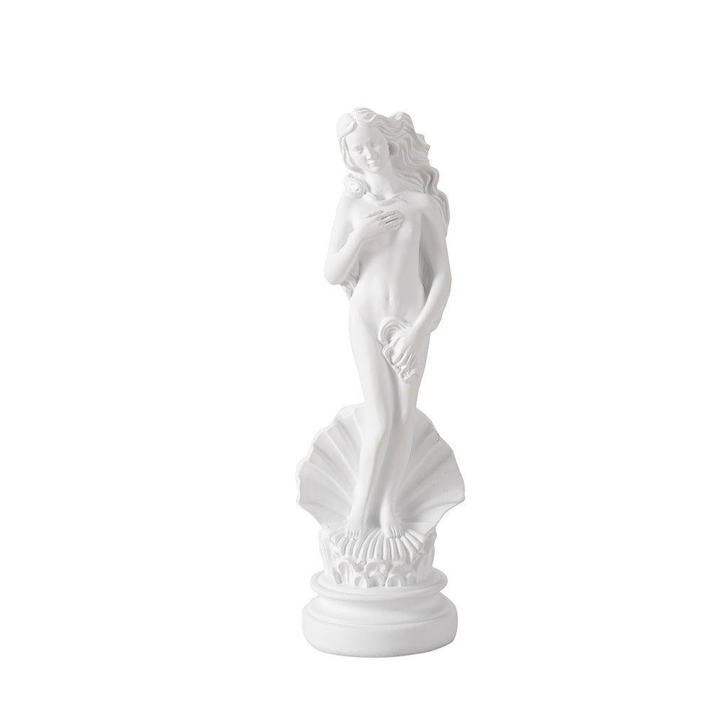 Resin Character Figurine – Modern Home Decor Sculpture