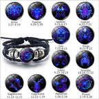 12 Zodiac Glow Zodiac Bracelet – Adjustable Constellation Astrology Bracelet