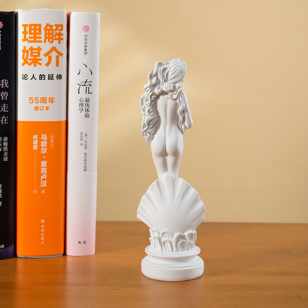Resin Character Figurine – Modern Home Decor Sculpture