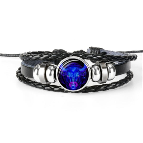 12 Zodiac Glow Zodiac Bracelet – Adjustable Constellation Astrology Bracelet