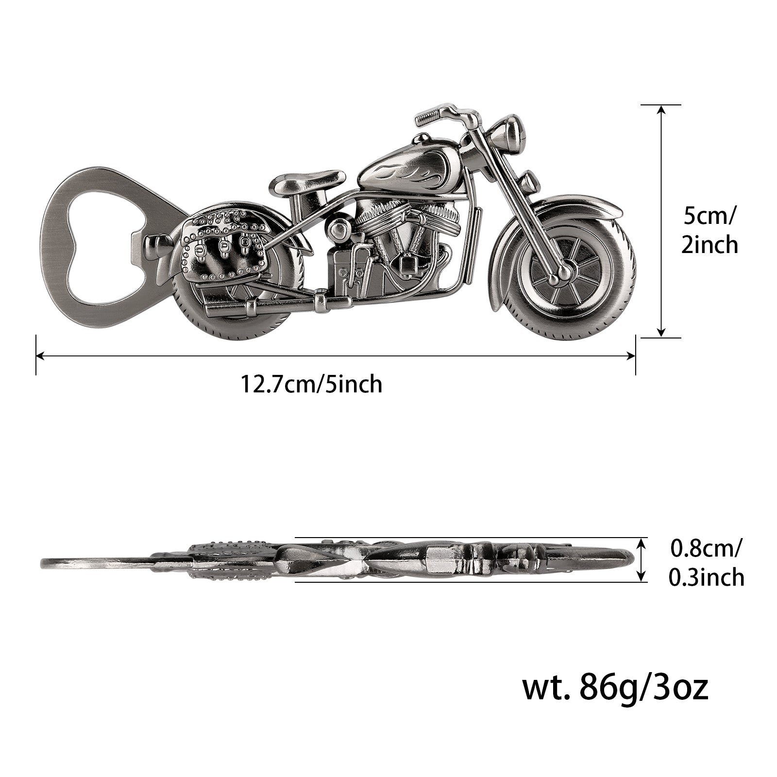 Motorcycle Beer Bottle Opener Gift Set – Unique Bar Tool for Bikers & Beer Enthusiasts