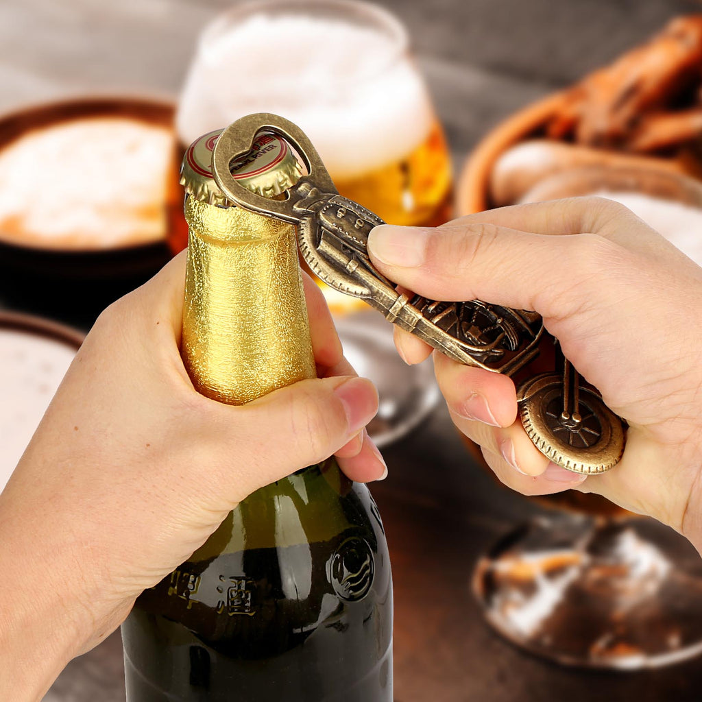 Motorcycle Beer Bottle Opener Gift Set – Unique Bar Tool for Bikers & Beer Enthusiasts