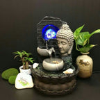 Chinese Resin Tabletop Water Fountain – Feng Shui Indoor Decor