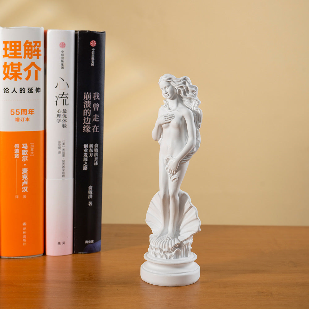 Resin Character Figurine – Modern Home Decor Sculpture