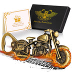 Motorcycle Beer Bottle Opener Gift Set – Unique Bar Tool for Bikers & Beer Enthusiasts