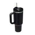40oz Insulated Stainless Steel Tumbler With Handle & Straw