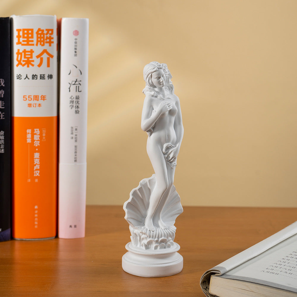 Resin Character Figurine – Modern Home Decor Sculpture